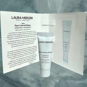 Laura Mercier Pure Canvas Primer Hydrating - Silicone-Free Makeup Base NEW 5ml